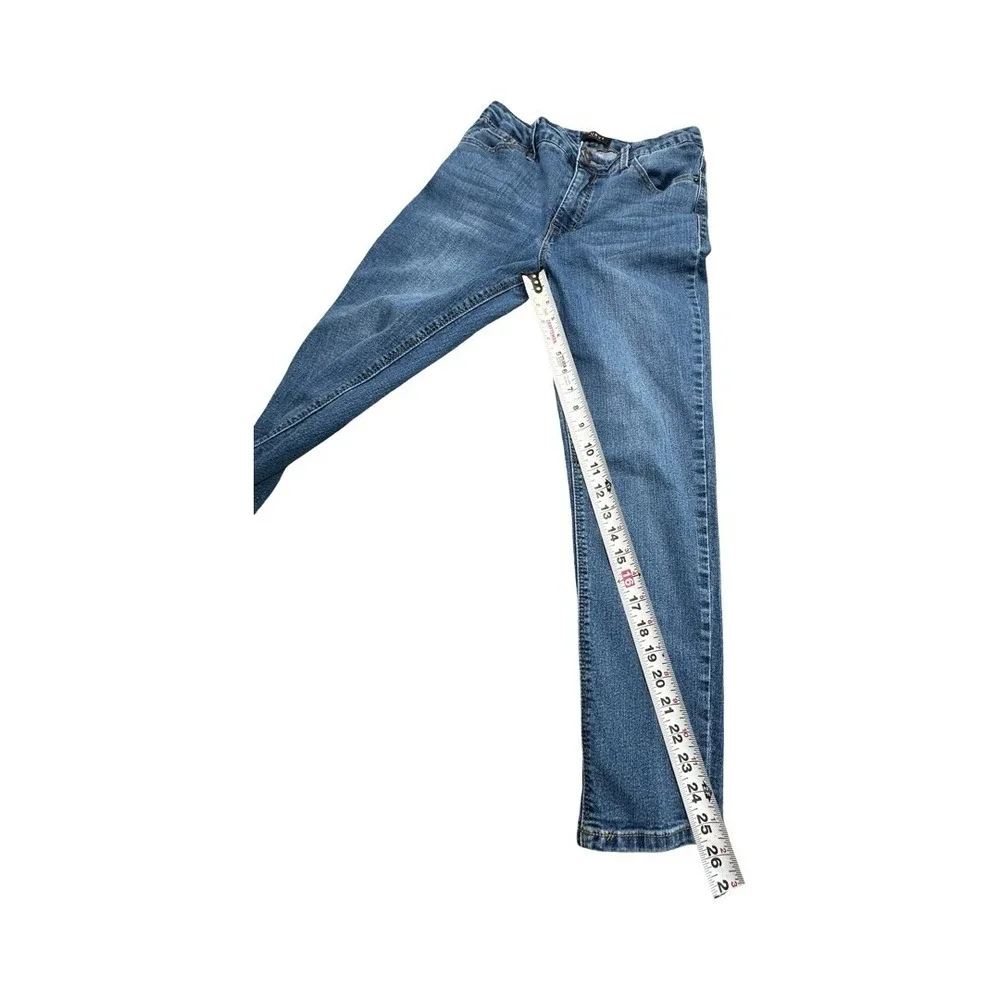 Curve Appeal Jeans Womens 8/29 Blue Skinny Stretch Medium Wash Denim Casual Slim - Picture 5 of 9
